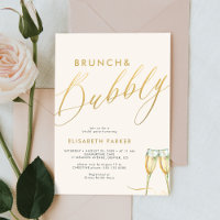 Brunch-Brautparty mit Goldcreme