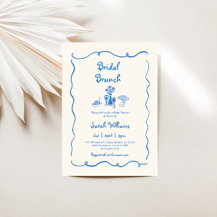 Brunch Bridal Dusche Einladung
