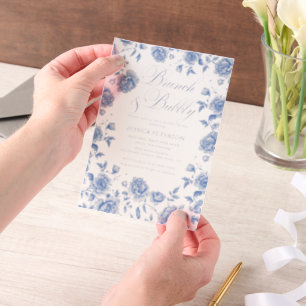 Brunch & Bubbly Blue Chinoiserie Brautparty