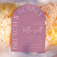 Brunch & Bubbly Bold Floral Arch Brautparty