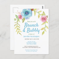 Brunch & Bubbly Brautparty Blumenladen