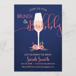 Brunch & Bubbly Brautparty Einladung