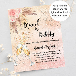 Brunch Bubbly Bridal Rose pampas Haushalt