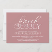 Brunch Bubbly, Brie to be, Brautparty Invitati