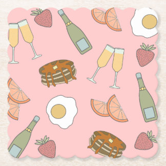 Brunch & Bubbly Paper Untersetzer