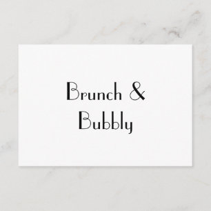 Brunch & Bubbly, RSVP-Karte RSVP Karte