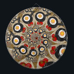 Brunch Fraktal Art Funny Food, Tomaten, Eier Dartscheibe<br><div class="desc">Die sonnigen Pfannen und mehr. Design für Ihr Dartboard und vieles mehr.</div>