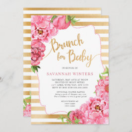 Brunch für Baby, Mädchen mit Dusche Einladung