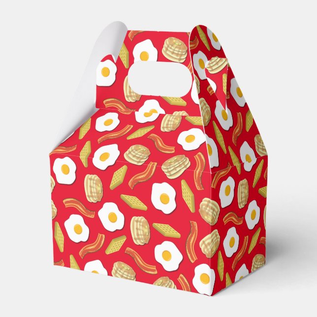 Brunch Geburtstagsparty Geschenkschachtel (Vorderseite)