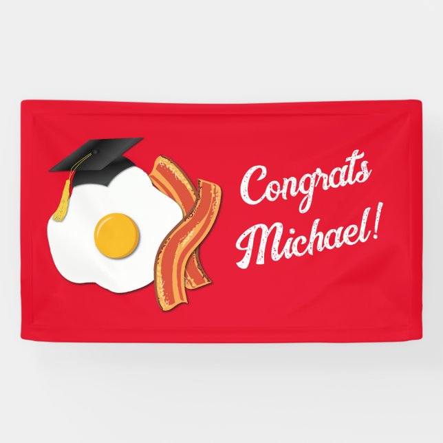 Brunch Graduation Party Banner (Horizontal)