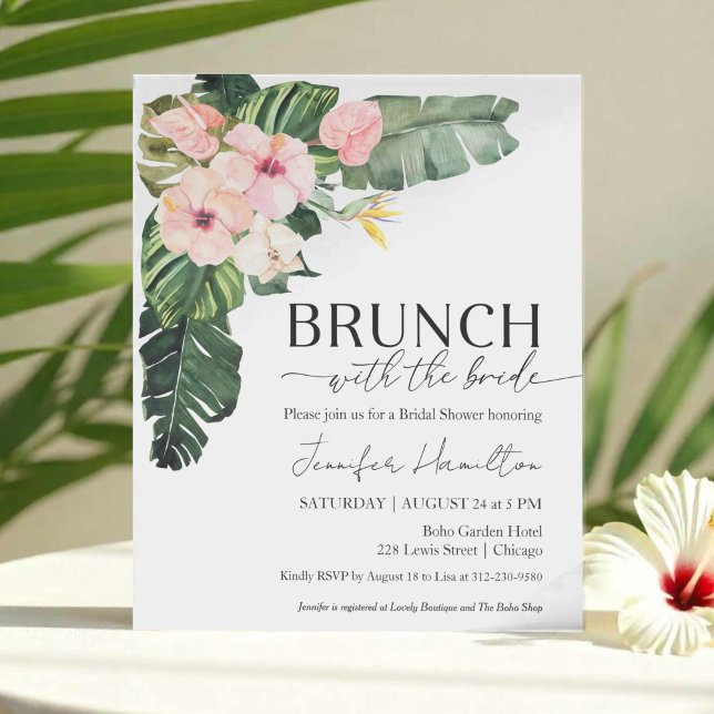 Brunch mit Bride Bridal Dusche Einladung (Von Creator hochgeladen)