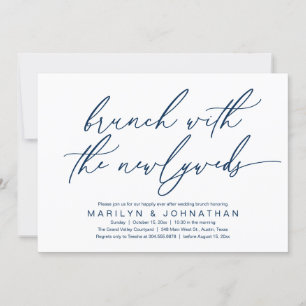 Brunch mit den Neugeborenen, Post Wedding Celebrat Einladung