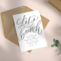 Brunch mit Schwarz-Weiß-Hochzeit