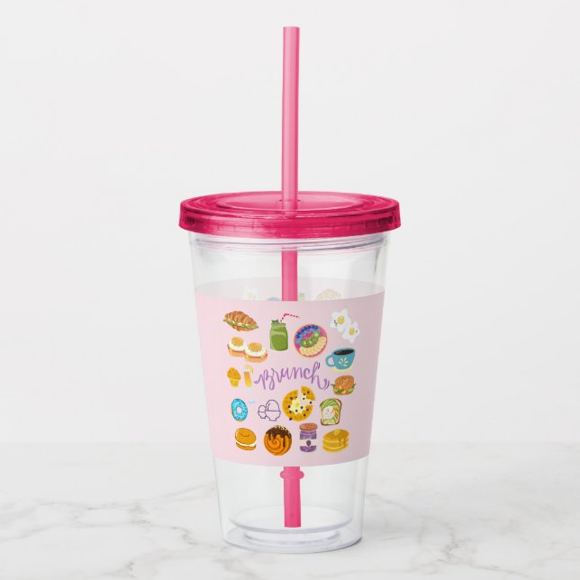 Brunch Squad Acryltrinkbecher (Vorderseite)