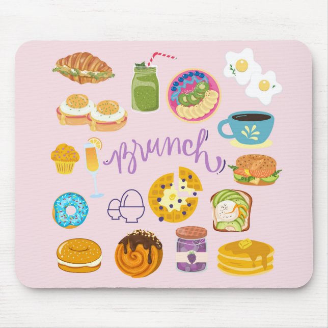 Brunch Squad Mousepad (Vorne)