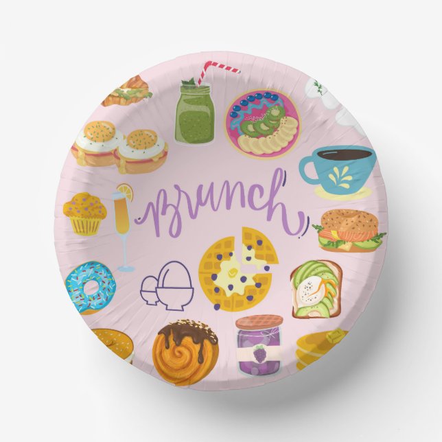 Brunch Squad Pappteller (Vorderseite)