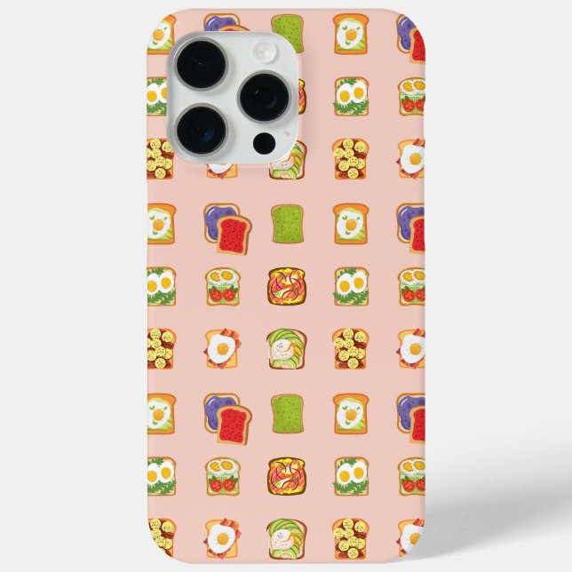 Brunch Toast Case-Mate iPhone Hülle (Rückseite)