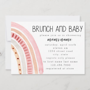 Brunch und Babydusche individuell gestalten Einladung