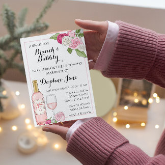 Brunch und Brautdusche Einladung