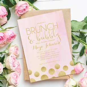 Brunch und Brautdusche Einladung