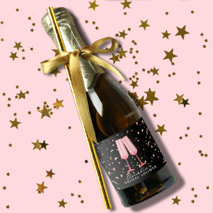 Brunch und Bubbly Brautparty Black Mini