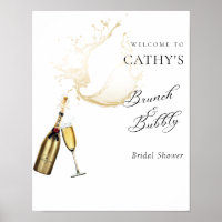 Brunch und Bubbly Brautparty Champagner Willkommen