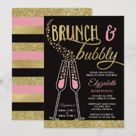 Brunch und Bubbly Brautparty Einladung, Imitate Go Einladung