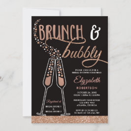 Brunch und Bubbly Brautparty Einladung, Imitate Go Einladung