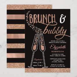 Brunch und Bubbly Brautparty Einladung, Imitate Go Einladung