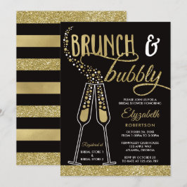 Brunch und Bubbly Brautparty Einladung, Imitate Go Einladung