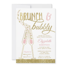 Brunch und Bubbly Brautparty Einladung, Imitate Go