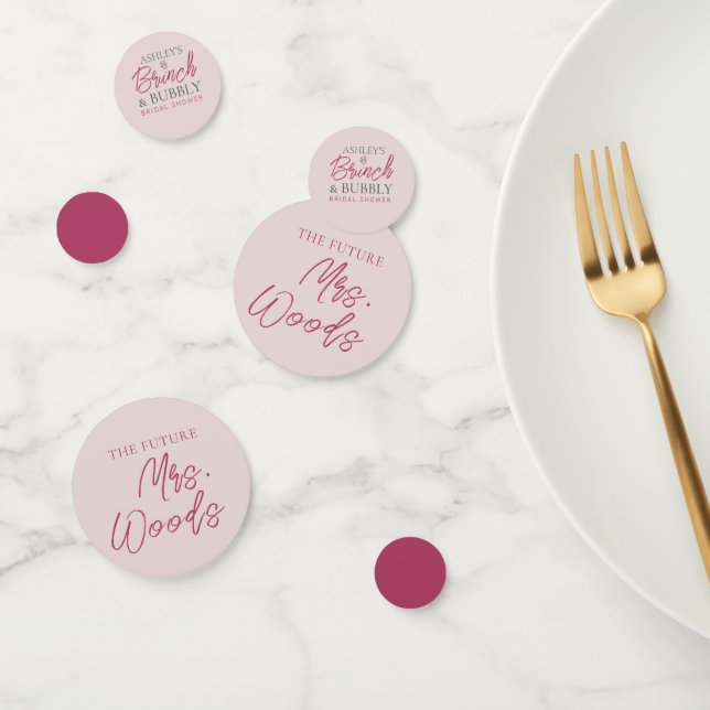 Brunch und Bubbly Brautparty Table Confetti Konfetti (Gruppe)