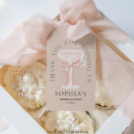 Brunch und Bubbly Champagne Brautparty Favoriten Geschenkanhänger