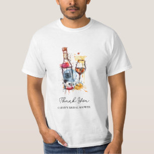 Brunch und Bubbly, Color Brautparty T - Shirt