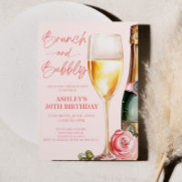 Brunch und Bubbly Mimosa Champagne Geburtstagspart
