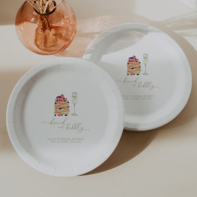 Brunch und Bubbly Paper Teller (Von Creator hochgeladen)