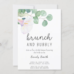 Brunch und perlende Brautparty Einladung