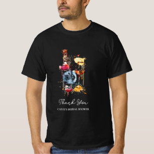 Brunch und Sprudel T-Shirt für Brautjungfern-Party