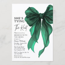 Brunch With The Bride She's Tying The Knot Bow