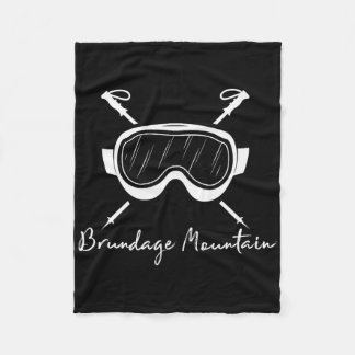 Brundage Mountain Idaho Skibrille Skifahren Skifah Fleecedecke