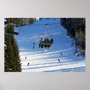 Brundage Ski Resort, McCall, Idaho Poster