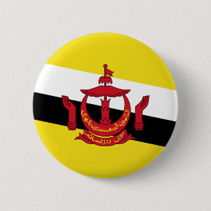 Brunei - Bruneian-Flagge Button