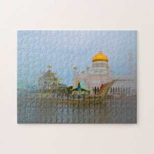 Brunei Darussalam Golden Moschee. Puzzle