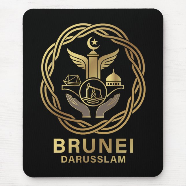Brunei Darusslam Südostasien Mousepad (Vorne)