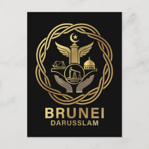 Brunei Darusslam Südostasien Postkarte