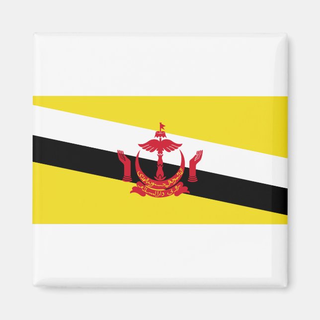 Brunei Flag Magnet (Vorne)