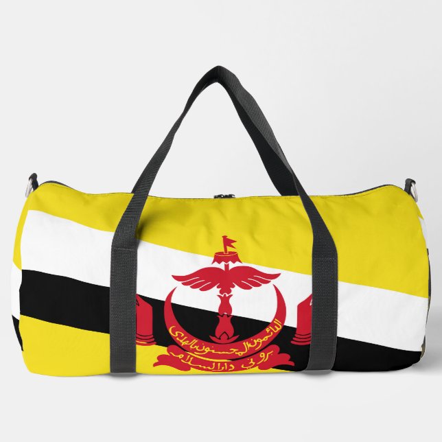 Brunei-Flagge Duffle Bag (Vorderseite)