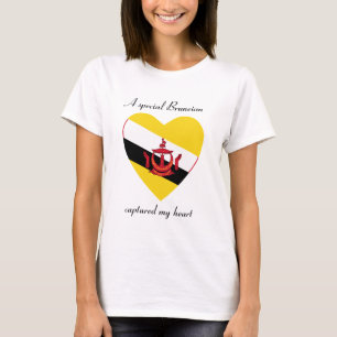 Brunei-Flagge T-Shirt für den Schatz
