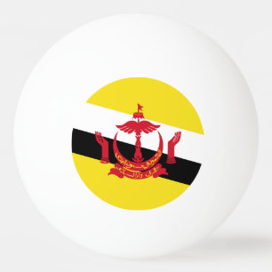 Brunei-Flagge Tischtennisball