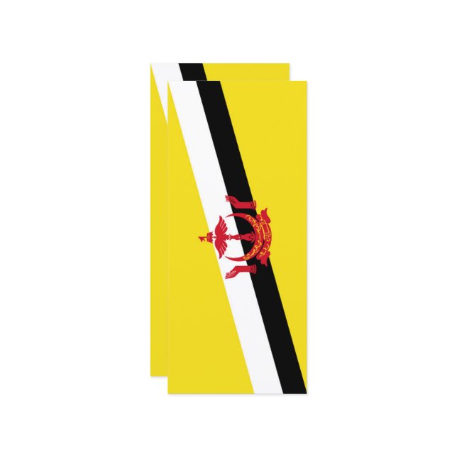 Brunei Menükarte (Vorderseite/Rückseite Beispiel)